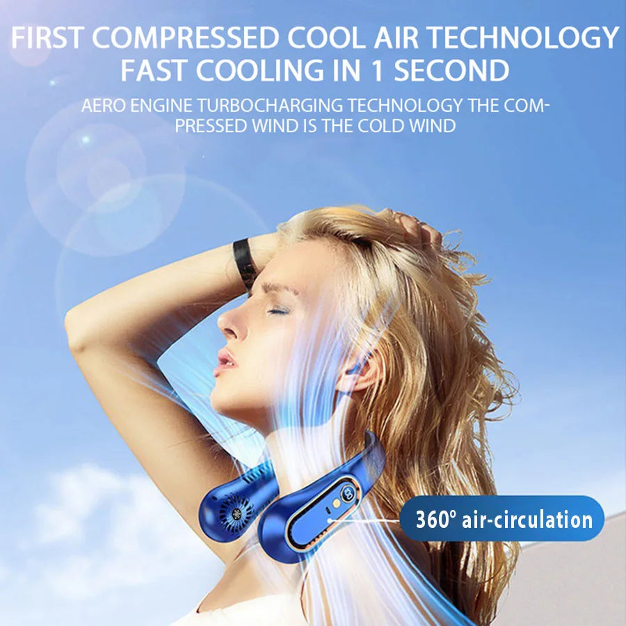 CoolAir Pro™ Wearable Neck Fan