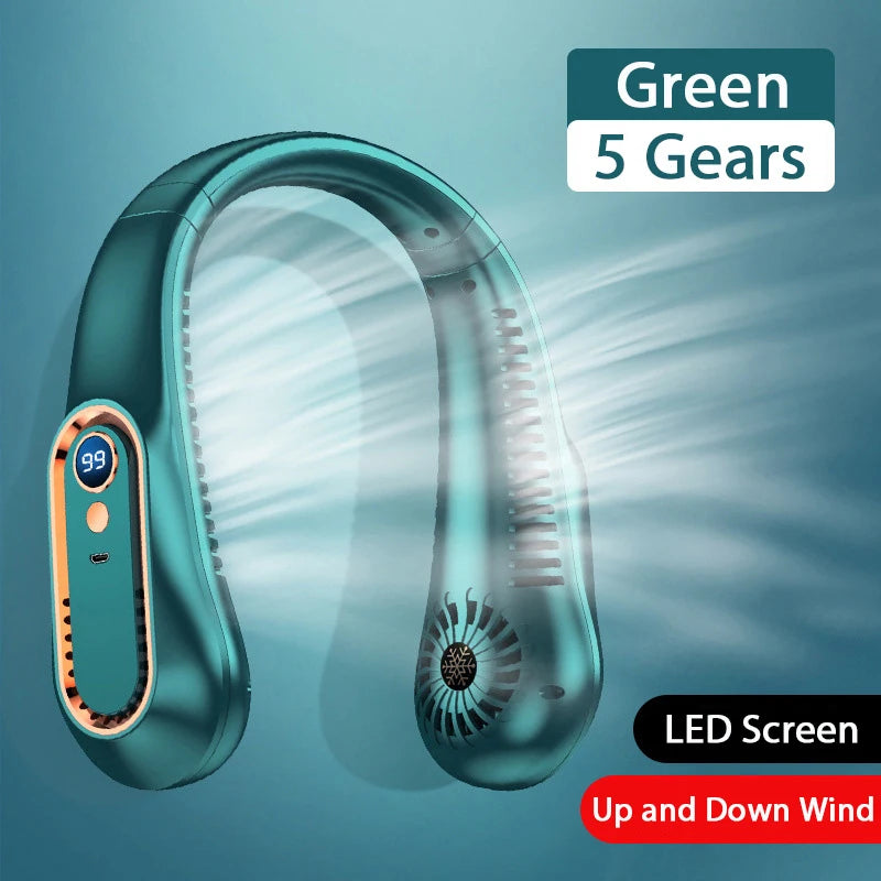 CoolAir Pro™ Wearable Neck Fan