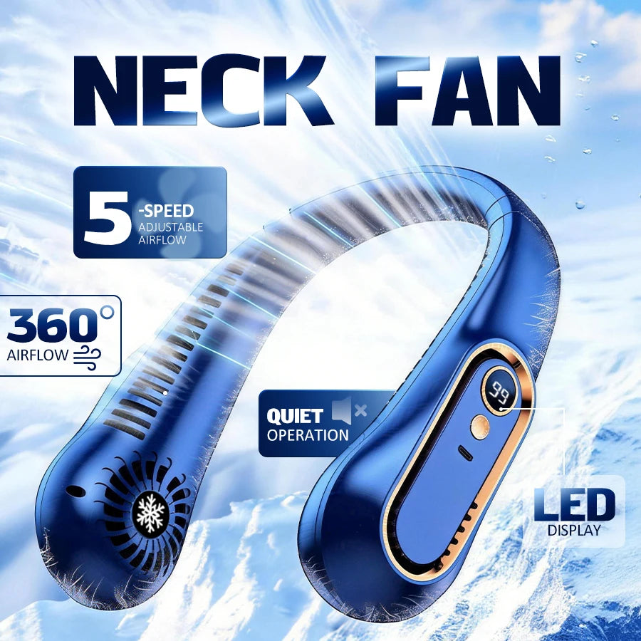CoolAir Pro™ Wearable Neck Fan
