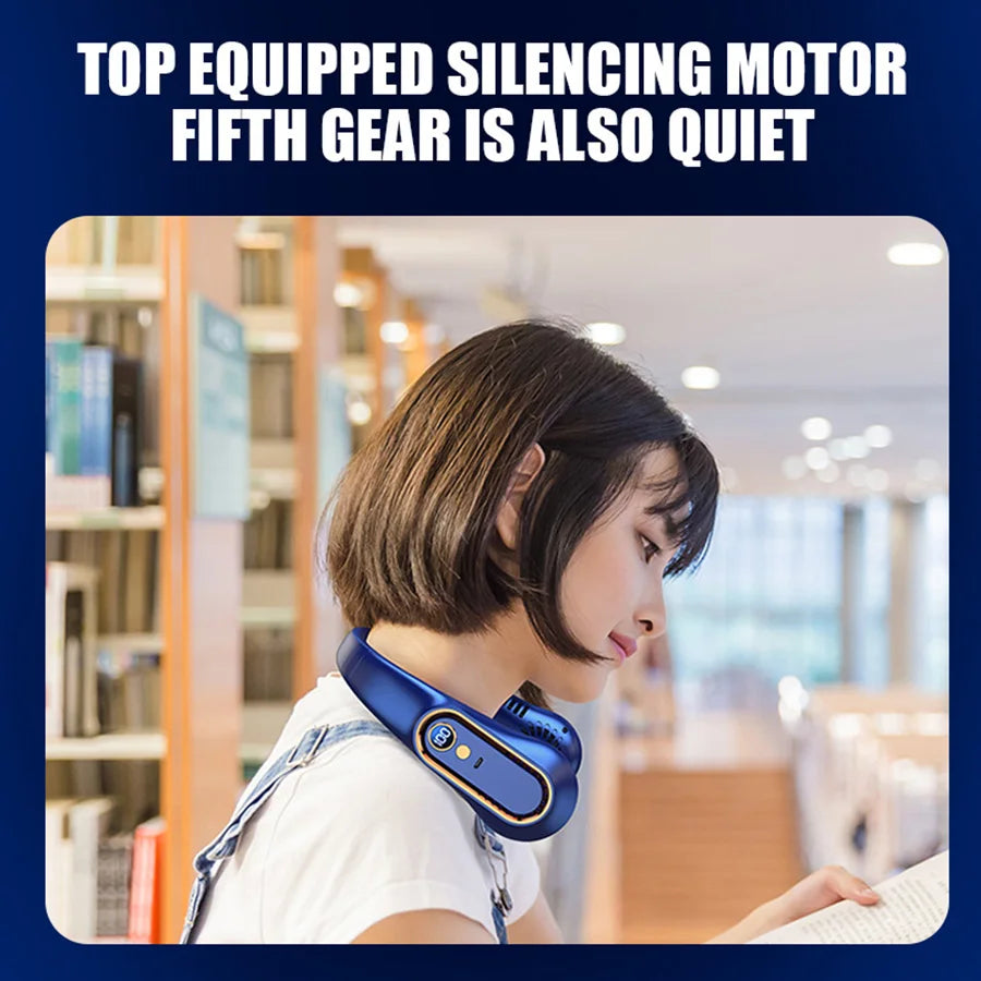 CoolAir Pro™ Wearable Neck Fan
