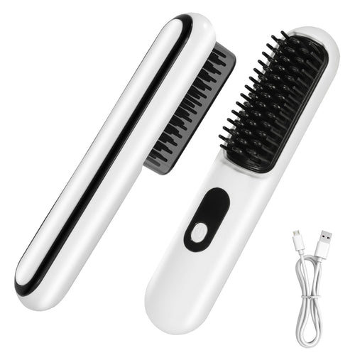 Cordless Hair Straightener Brush